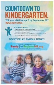 Checklist for kindergarten registration