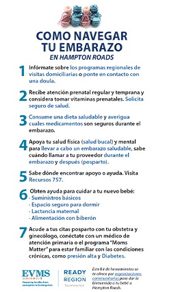 Thumnail of the Spanish version of the Pathway Through Pregnancy toolkit